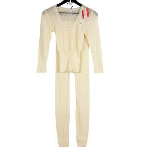 NWT Vintage ChicasTherm by Formaid Sm/Med S/M Wool Nylon Thermal Set Womens 80s